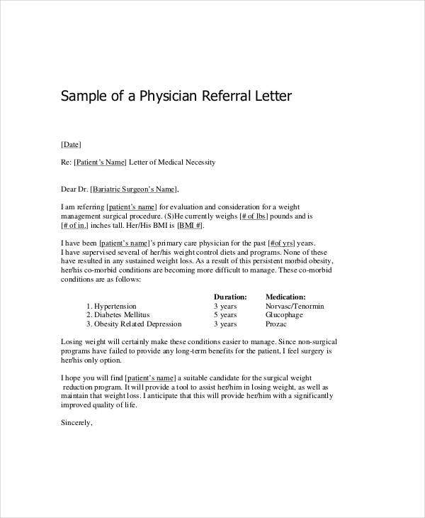 letter of request for medical assistance